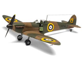 Level 2 Model Kit Supermarine Spitfire Mk.I Fighter Aircraft with 3 Scheme Options 1/48 Plastic Model Kit by Airfix-2
