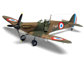 Level 2 Model Kit Supermarine Spitfire Mk.I Fighter Aircraft with 3 Scheme Options 1/48 Plastic Model Kit by Airfix-4