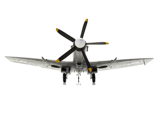 Level 2 Model Kit Supermarine Spitfire FR Mk.XIV Fighter Aircraft with 2 Scheme Options 1/48 Plastic Model Kit by Airfix-1