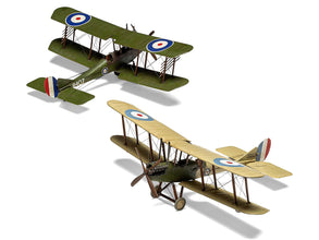 Level 2 Model Kit Royal Aircraft Factory BE2c Aircraft with 2 Scheme Options 1/72 Scale Plastic Model Kit by Airfix-3