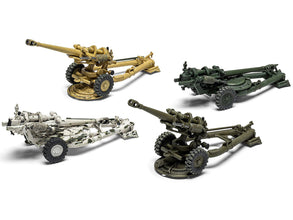 Level 1 Model Kit British 105mm Light Field Gun with 3 Scheme Options 1/76 Scale Plastic Model Kit by Airfix-1