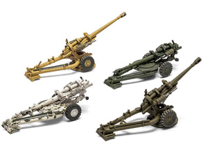 Level 1 Model Kit British 105mm Light Field Gun with 3 Scheme Options 1/76 Scale Plastic Model Kit by Airfix-2
