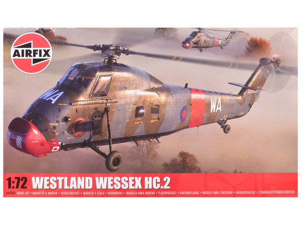 Level 2 Model Kit Westland Wessex HC.2 Helicopter with 3 Scheme Options 1/72 Plastic Model Kit by Airfix-0