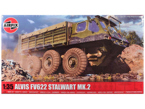 Level 3 Model Kit Alvis FV622 Stalwart Mk.2 Military Truck with 3 Scheme Options 1/35 Scale Plastic Model Kit by Airfix-0