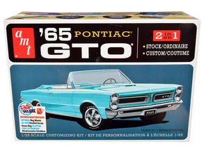 Skill 2 Model Kit 1965 Pontiac GTO 2-in-1 Kit 1/25 Scale Model by AMT-0