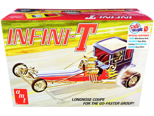 Skill 2 Model Kit Infini-T Custom Dragster 1/25 Scale Model by AMT-0