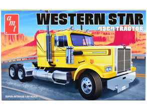 Skill 3 Model Kit Western Star 4964 Truck Tractor 1/24 Scale Model by AMT-0