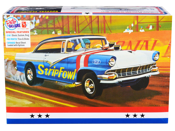 Skill 2 Model Kit 1956 Ford Victoria Hardtop 3 in 1 Kit 1/25 Scale Model by AMT-0