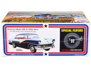 Skill 2 Model Kit 1956 Ford Victoria Hardtop 3 in 1 Kit 1/25 Scale Model by AMT-2