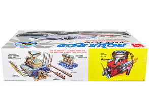 Skill 2 Model Kit Chevrolet Custom Van with Drag/Ski Boat and Trailer 