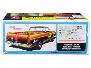 Skill 2 Model Kit 1965 Chevrolet El Camino with Camper 3-in-1 Kit 1/25 Scale Model by AMT-2