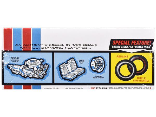 Skill 2 Model Kit 1966 Buick Riviera GS 1/25 Scale Model by AMT-1