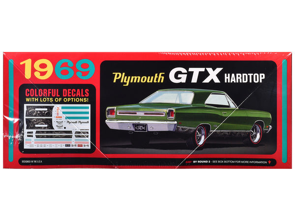 Skill 2 Model Kit 1969 Plymouth GTX Hardtop 1/25 Scale Model by AMT-0