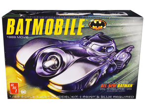 Skill 2 Model Kit Batmobile with Seated Batman Figure 
