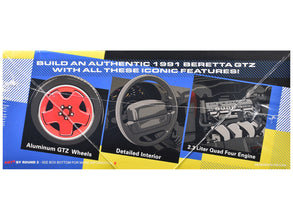 Skill 2 Model Kit 1991 Chevrolet Beretta GTZ 1/25 Scale Model by AMT-1