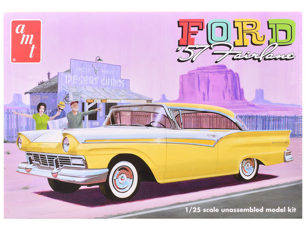 Skill 2 Model Kit 1957 Ford Fairlane Hardtop 3-in-1 Kit 1/25 Scale Model by AMT-0