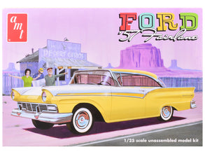 Skill 2 Model Kit 1957 Ford Fairlane Hardtop 3-in-1 Kit 1/25 Scale Model by AMT-0