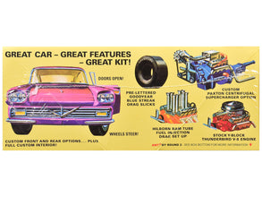 Skill 2 Model Kit 1957 Ford Fairlane Hardtop 3-in-1 Kit 1/25 Scale Model by AMT-1