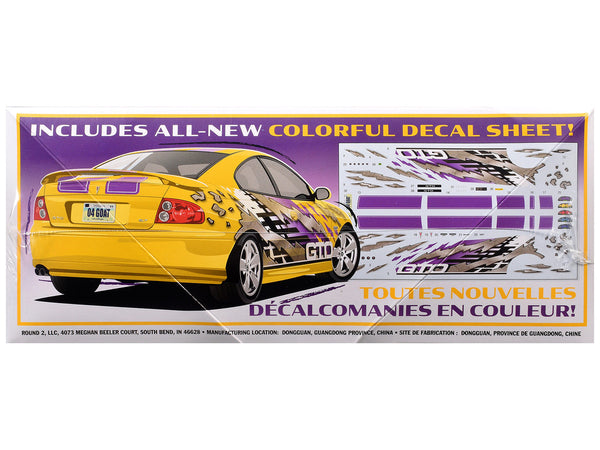Skill 2 Model Kit 2004 Pontiac GTO 1/25 Scale Model by AMT-1