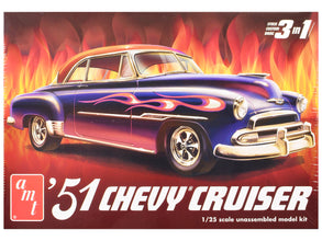 Skill 2 Model Kit 1951 Chevrolet Cruiser 3-in-1 Kit 1/25 Scale Model by AMT-0