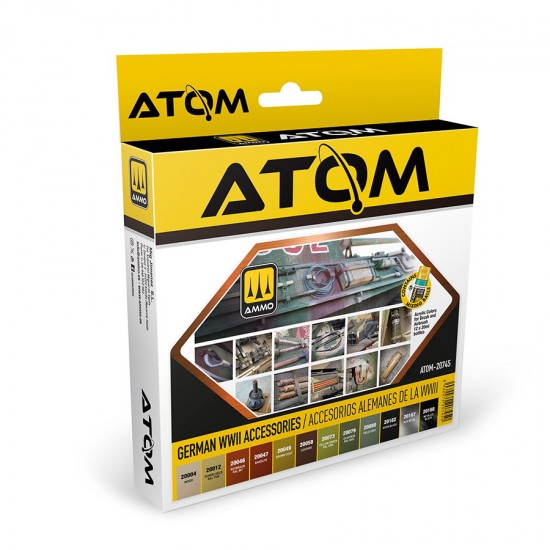 AMMO by Mig ATOM German WWII Accessories paint set