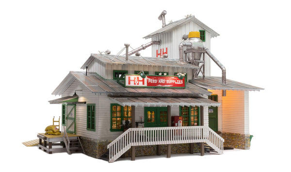 Woodland Scenics O scale H&H Feed Mill BR5859