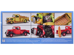 Level 5 Model Kit 1937 Ford Pickup Truck with Surfboard 2-in-1 Kit 1/25 Scale Model by Revell-2