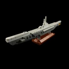 U-995 Type VIIC Submarine Building Kit - 1:260 Scale Gobricks MOC Kit