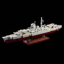 Bismarck Battleship Building Kit - 1:1000 Scale GoBricks MOC Kit