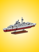 Bismarck Battleship Building Kit - 1:1000 Scale GoBricks MOC Kit