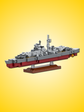 Tirpitz Battleship Building Kit - 1:1000 Scale GoBricks MOC Kit