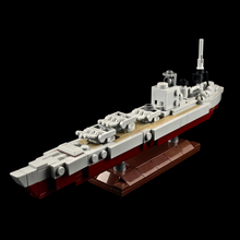HMS Rodney Battleship Building Kit - 1:1000 Scale GoBricks MOC Kit