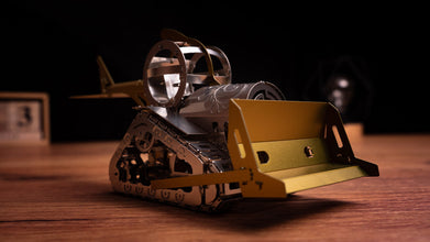 Metal Time Graceful Cat Bulldozer – Metal Model Kit