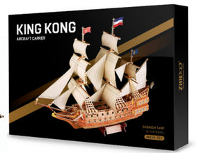 Flying Dutchman Ghost Ship 3D Paper Model Kit