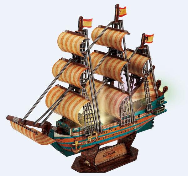 San Felipe Galleon 3D Paper Model Kit