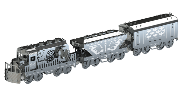 Metal Time Heavy Loco Freight Train – Metal Model Kit