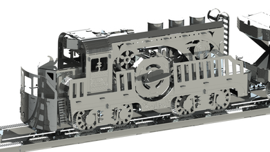 Metal Time Heavy Loco Freight Train – Metal Model Kit