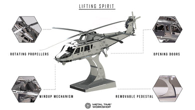 Metal Time Lifting Spirit Helicopter – Metal Model Kit