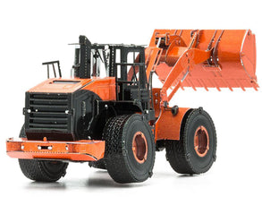 Model Kit Wheel Loader Orange and Black (Challenging Difficulty) Steel Model by Metal Earth-2