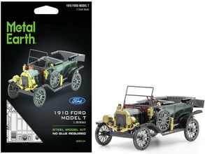 Model Kit 1910 Ford Model T Green (Moderate Difficulty) Steel Model by Metal Earth-4