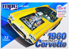 Skill 2 Model Kit 1960 Chevrolet Corvette 7-in-1 Kit 1/25 Scale Model by MPC-0
