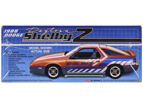 Skill 2 Model Kit 1988 Dodge Shelby Daytona Z 2-in-1 Kit 1/25 Scale Model by MPC-2