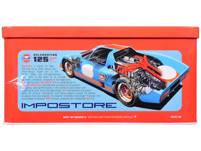 Skill 2 Model Kit Gulf Racing Impostore with Collector Tin 1/25 Plastic Model by MPC-2