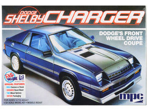 Skill 2 Model Kit 1986 Dodge Shelby Charger 1/25 Scale Model by MPC-0