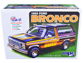 Skill 2 Model Kit 1982 Ford Bronco 1/25 Scale Model by MPC-0