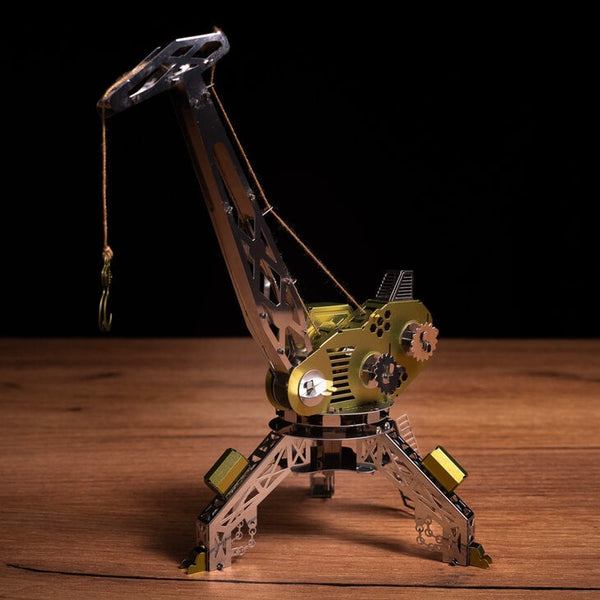 Metal Time Mighty Machine Crane – Metal Model Kit