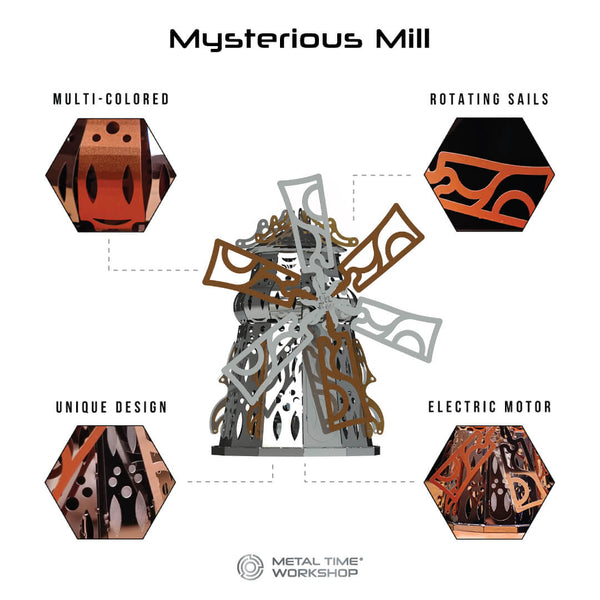Metal Time Mysterious Mill Windmill – Metal Model Kit
