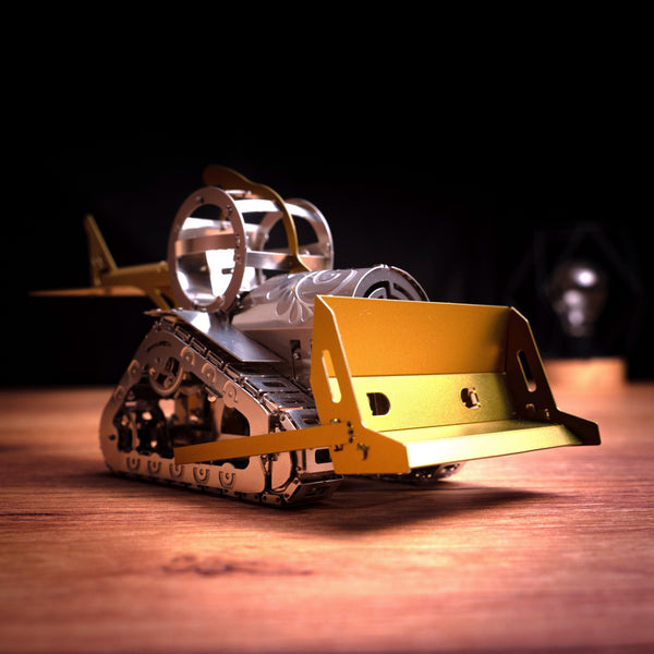 Metal Time Graceful Cat Bulldozer – Metal Model Kit