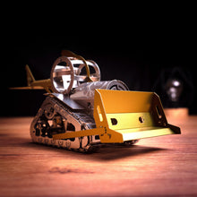 Metal Time Graceful Cat Bulldozer – Metal Model Kit