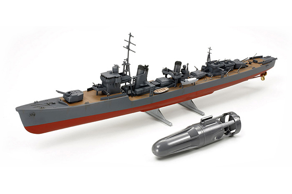 Tamiya 1/300 Yukikaze with submarine motor